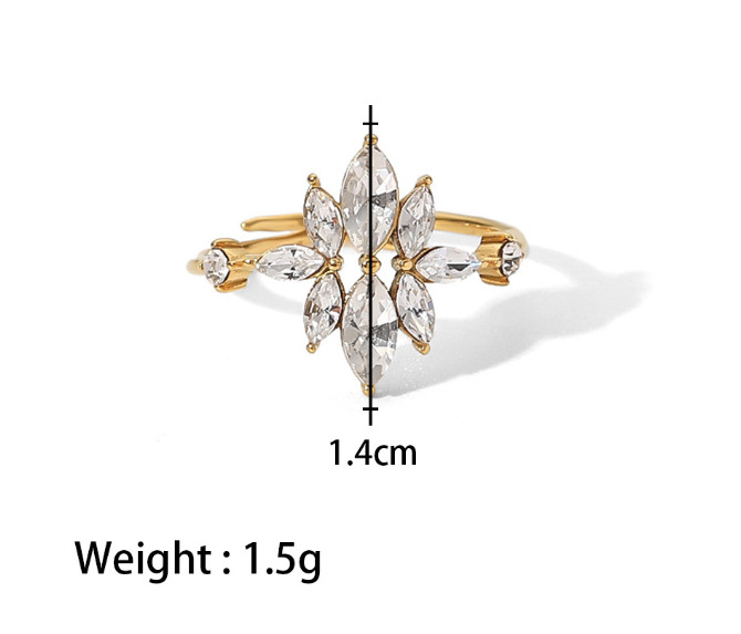 Title 5, Bague en zircon pour femme, mignonne et tendanc...