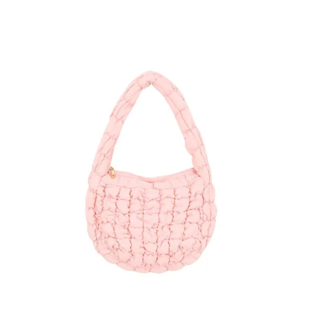 Cloud Bag Portable Down With Large Capacity And Fashion Pink - Shop at LoveMi
