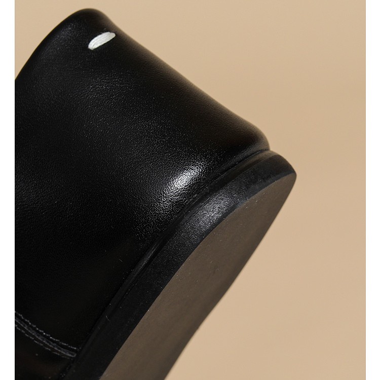 Vegetable Tanned Sheepskin Split Toe Shoes For Women