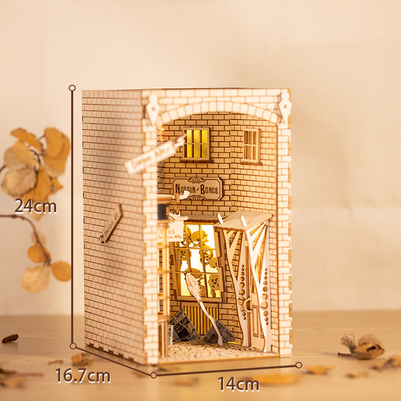 Handmade DIY Bookstand Assembled Miniature Model Ideas - Picture 14 of 20