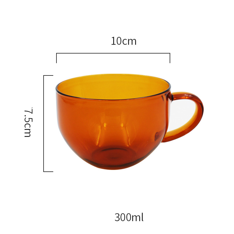 Amber tea cup