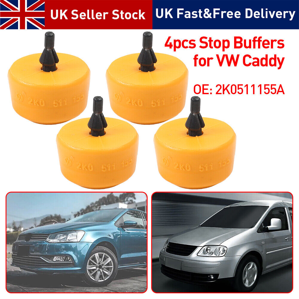 4x Rear Bump Stop Leaf Spring 2K5511155 2K0511155A For V W Caddy MK3 MK4 — image 8