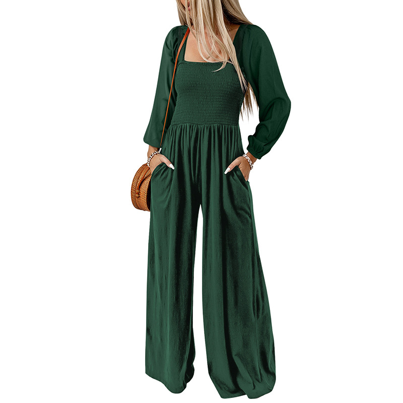 Title 7, Casual All-match High Waist Jumpsuit For Women