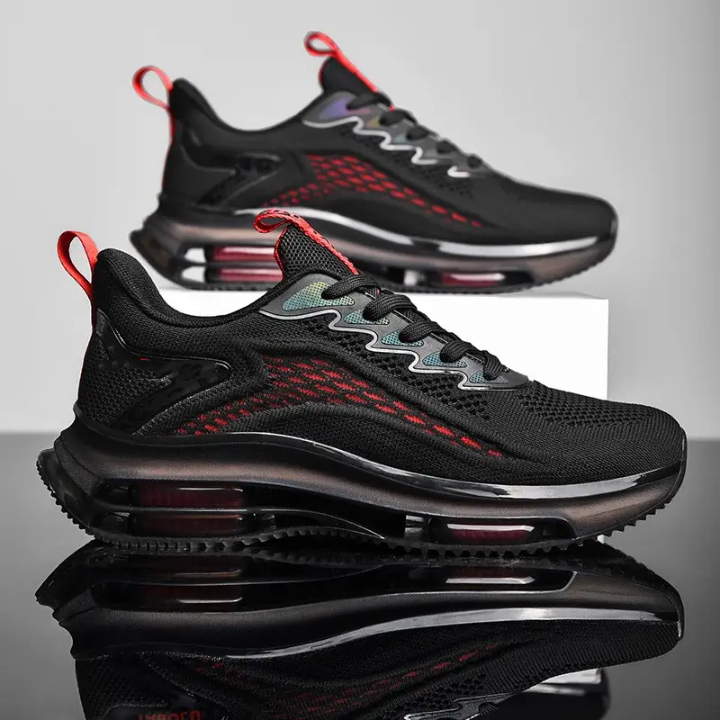 Thin Men's Trendy Shoes With Hollow And Breathable Design