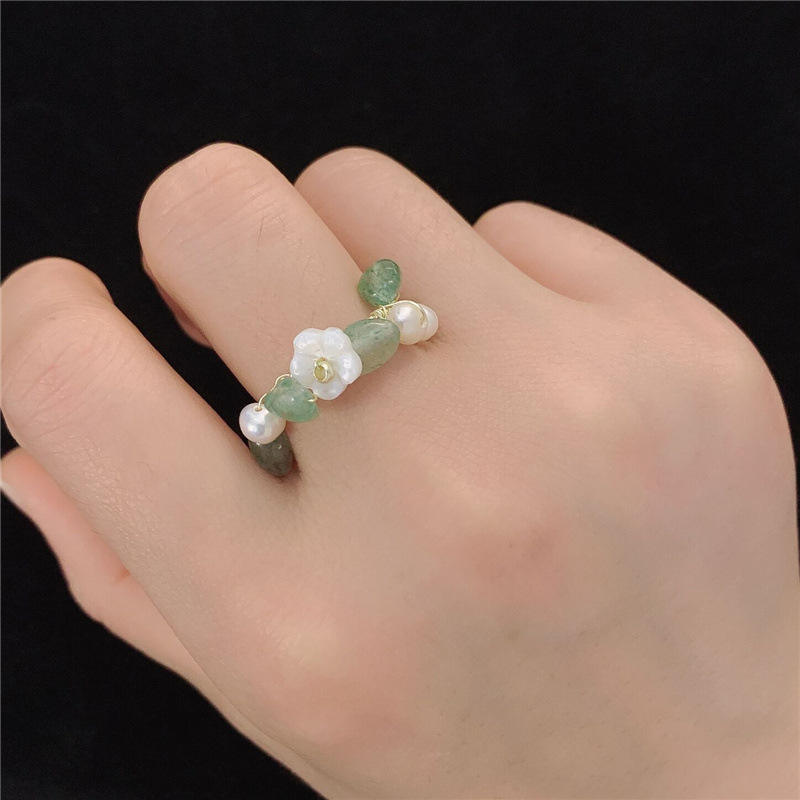 Women's Fashion Shell Flower Ring