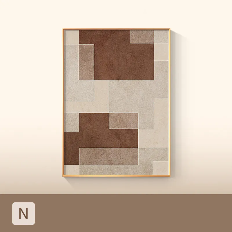 Minimalist Colorful Geometric Poster Printing Canvas Painting - N