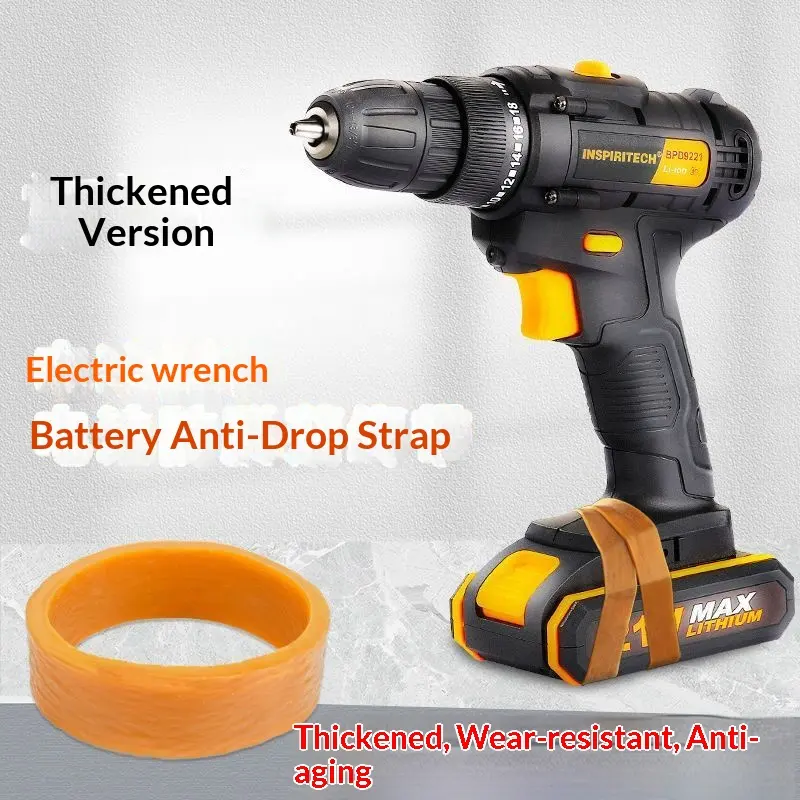 Rubber Band Battery Strap Elastic Ring Fixing