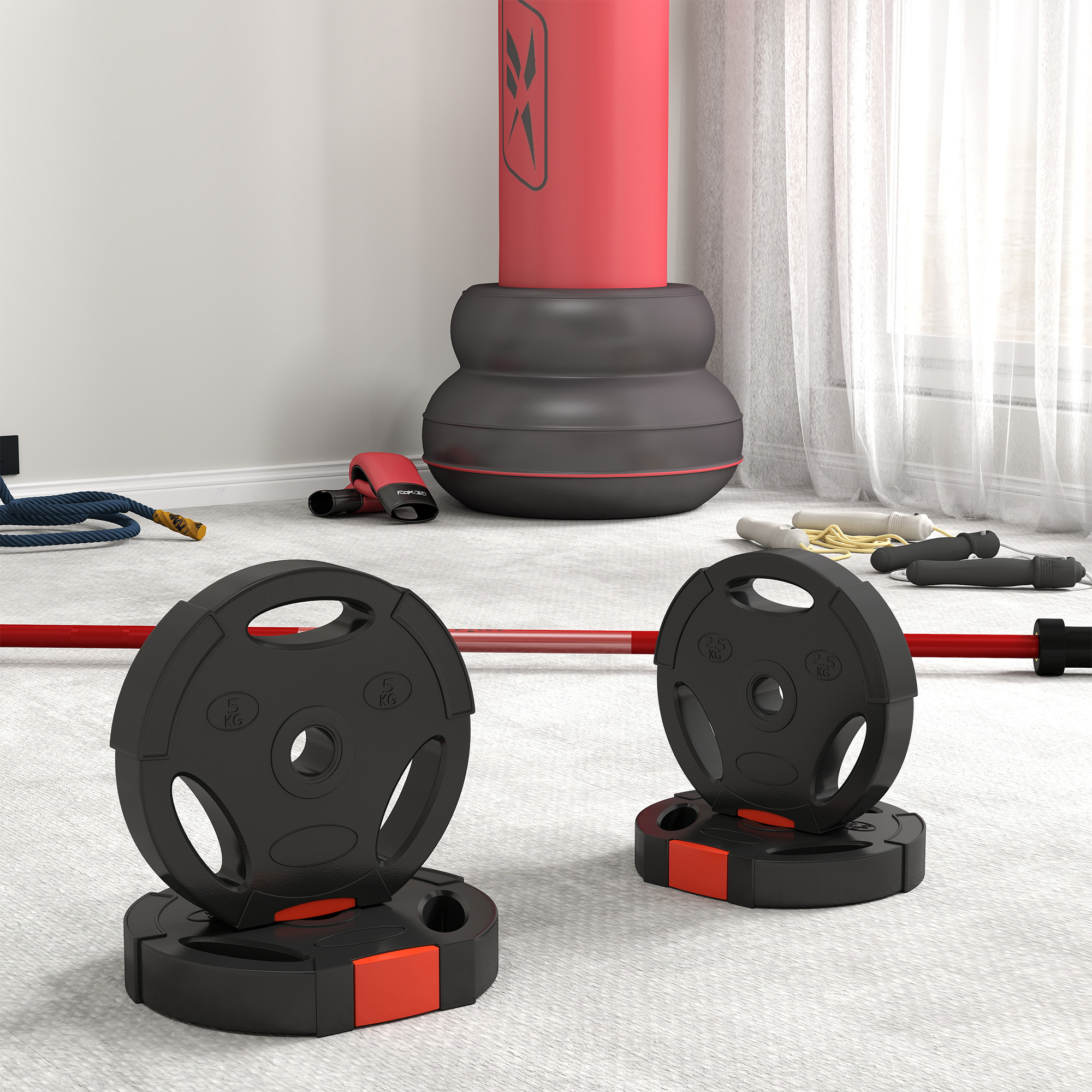 Dumbbell Set-Two Pieces Weighing 5 Kilograms And Two 2.5 — image 4