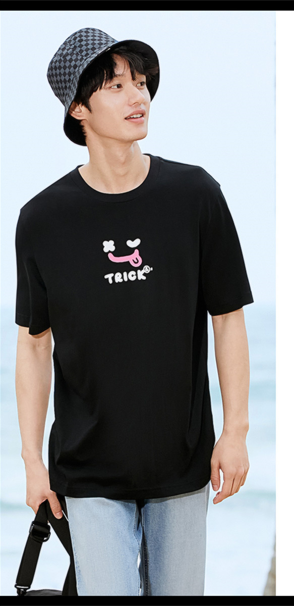 Men's Short Sleeve Trendy Bottoming Shirt