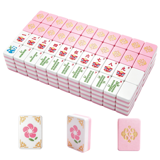 160PCS 3D Printed Floating Mahjong Tile Set