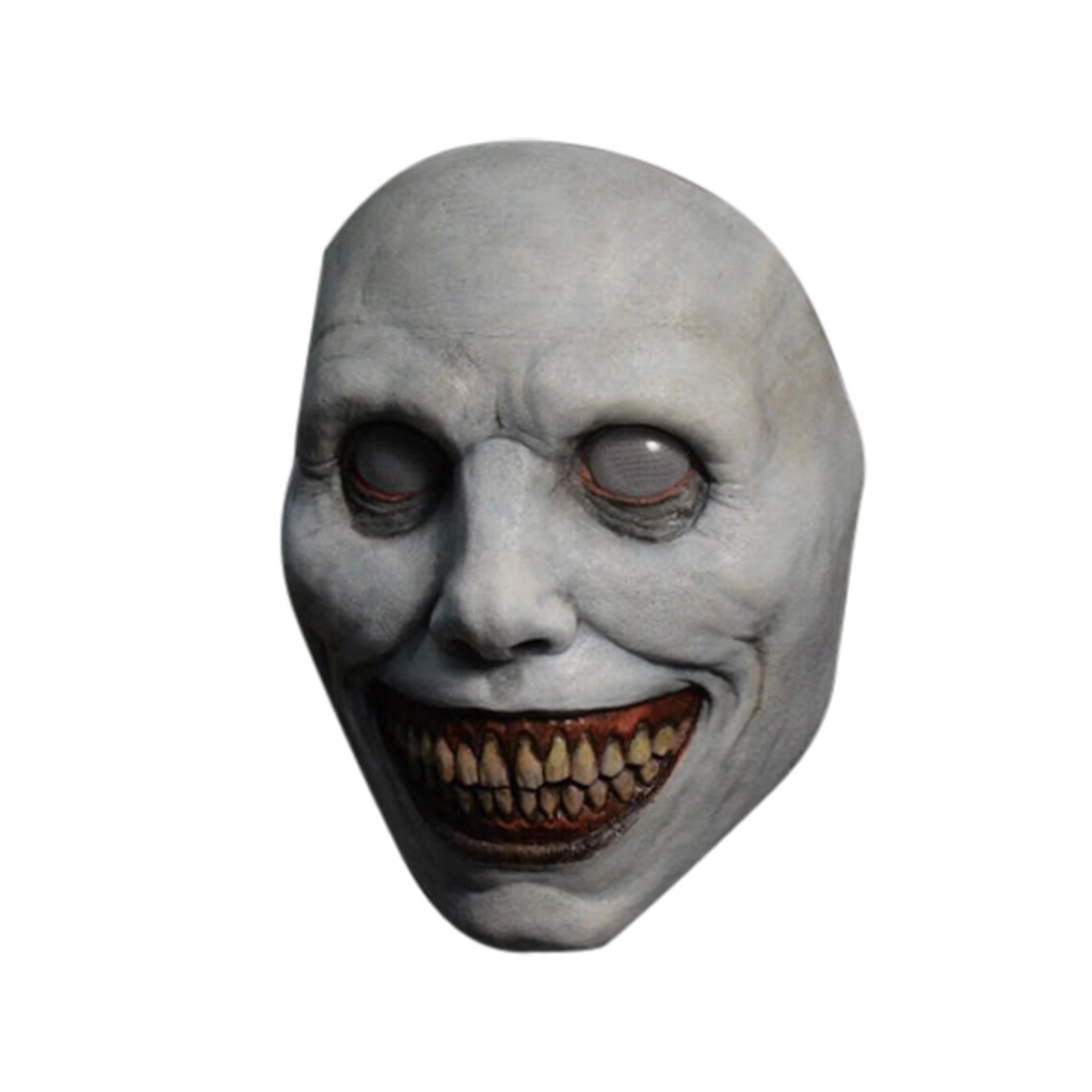 Halloween Scary White Eyed Demon Mask — foto 5