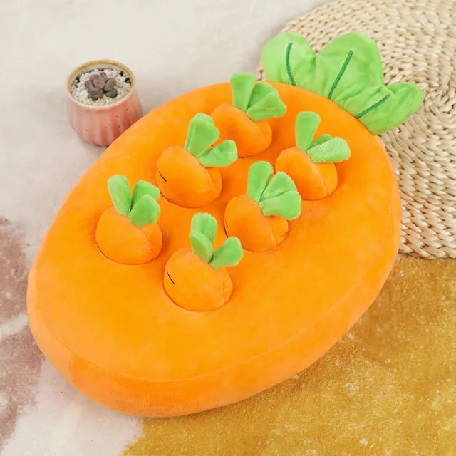 Pet Pull Radish Chick Gopher Hide And Seek Plush Toy 6Radish Fields - Shop at LoveMi