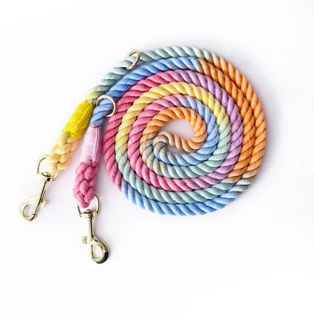 Multi Functional Dual Head Pet Dog Leash Macaroon - Shop at LoveMi