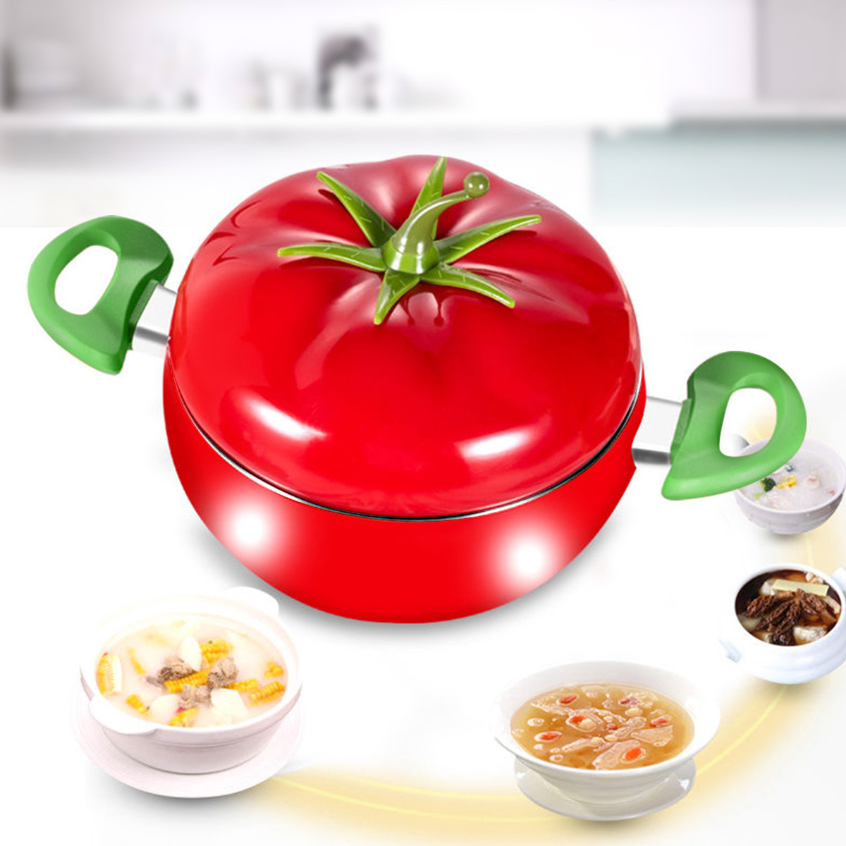 Title 7, Tomato Soup Pot Steamer Induction Cooker Gas Un...