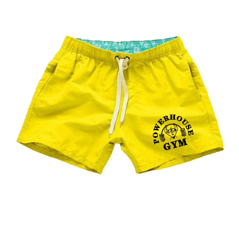 Title 16, Herenmode strandzwemshort met eenvoudige print