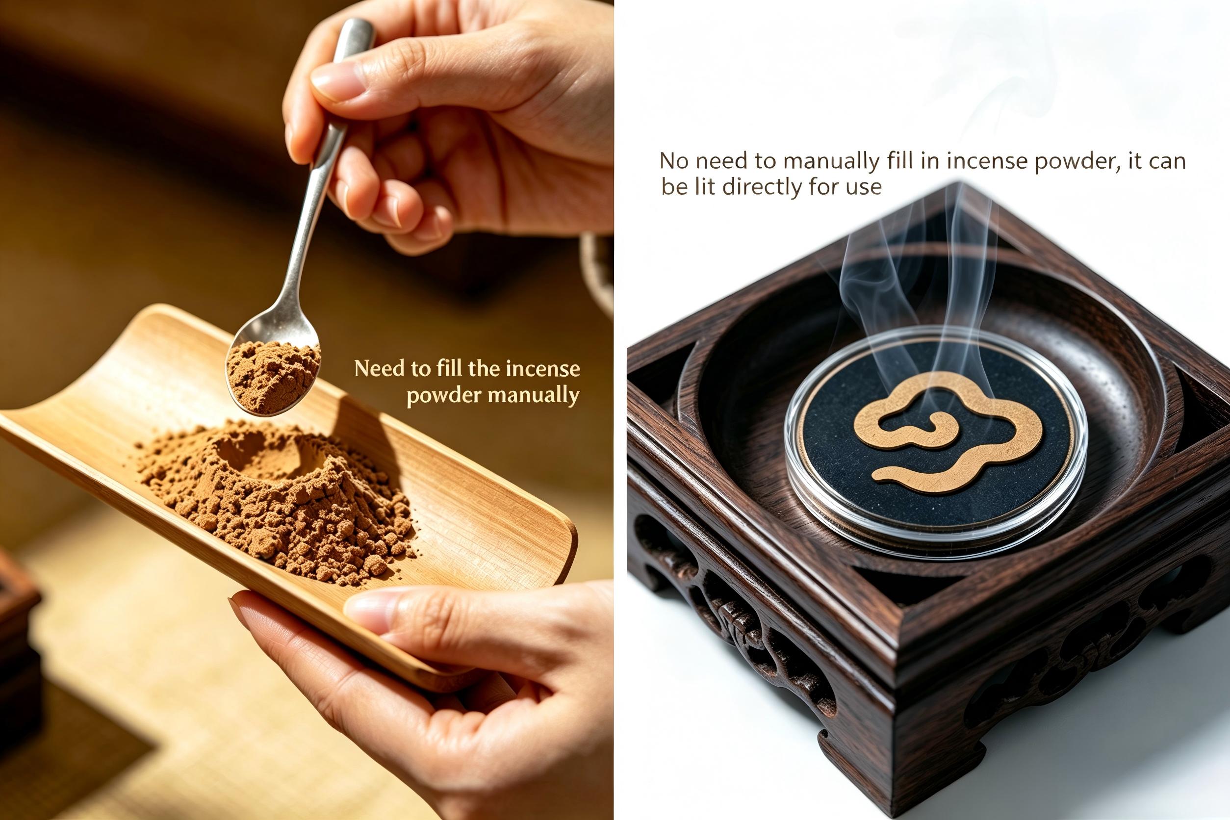 No Mess Incense Discs - Ready-to-Use Cloud Pattern Incense Pucks For Tea Ceremony & Meditation, No Manual Powder Filling Needed, Stackable Value Pack Of Pre-Molded Coils For Home Zen Decor & Relaxatio
