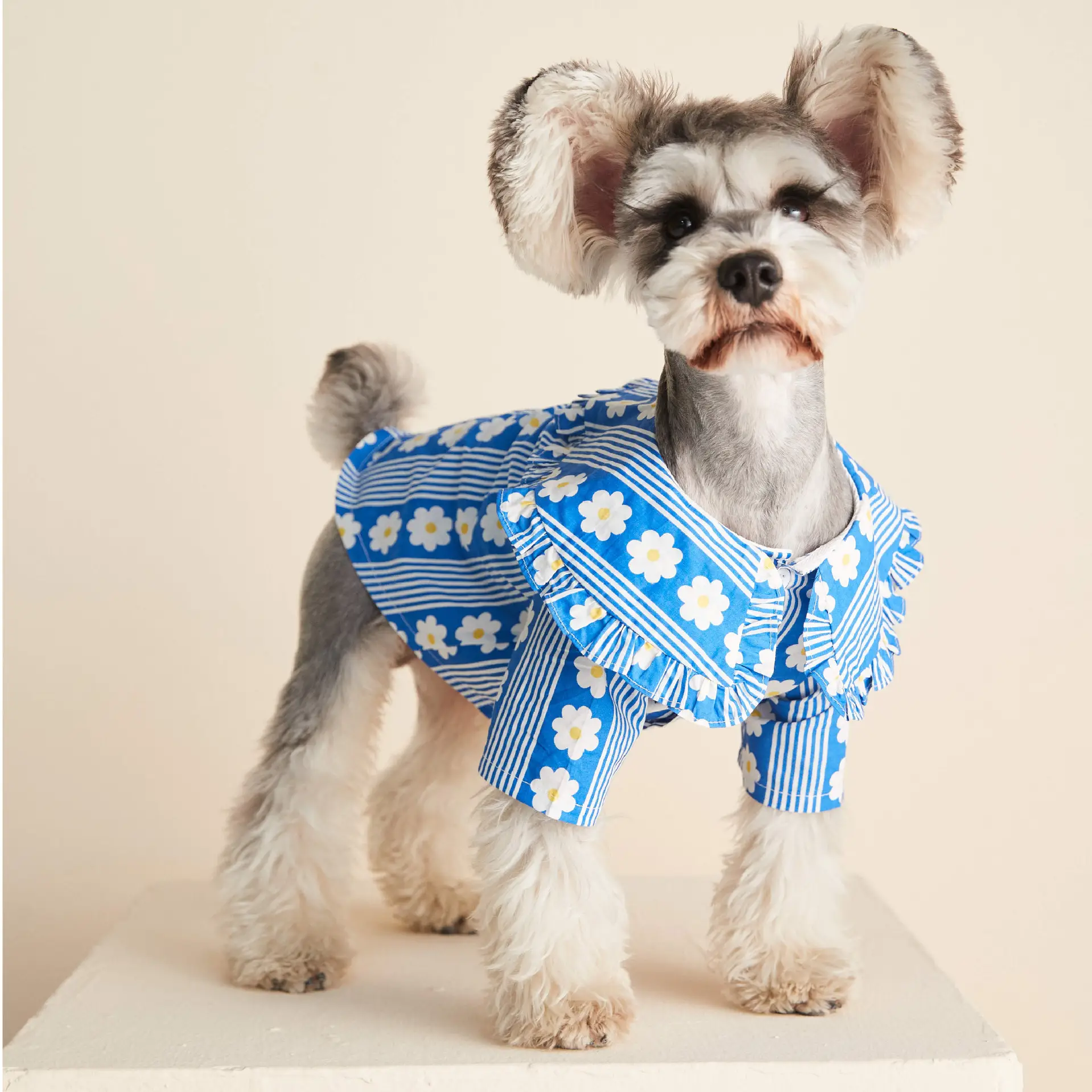 Dog Clothes Spring And Summer Thin Lotus Leaf Shirt