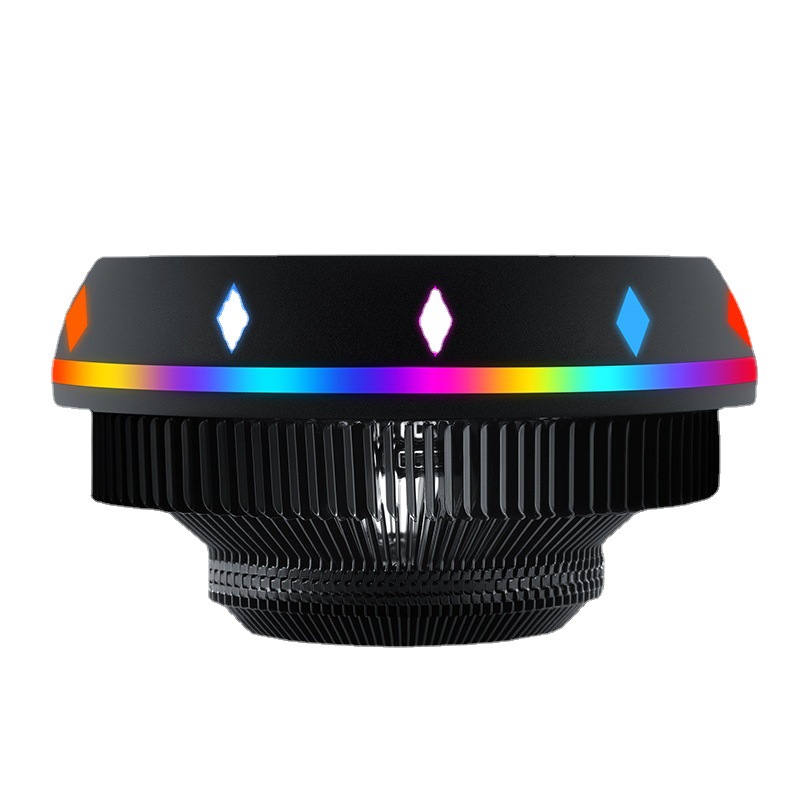 Silent RGB LED Air CPU Cooler Fan Desktop Computer Heatsink Radiato Colorful Cooling For 115X AMD — foto 5