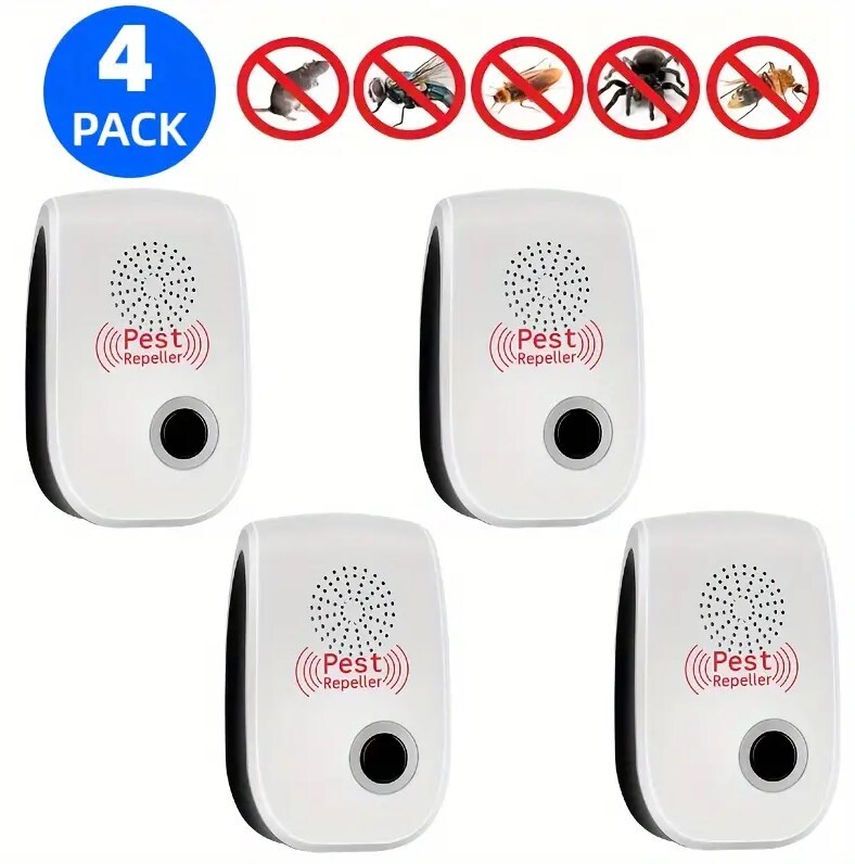 4X Ultrasonic Pest Control Repeller UK Plug-in Reject Rat Mouse Mice Spider UK — image 11