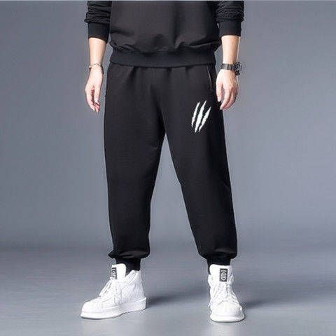 Title 3, Oversized fat sweatpants, loose casual long pan...