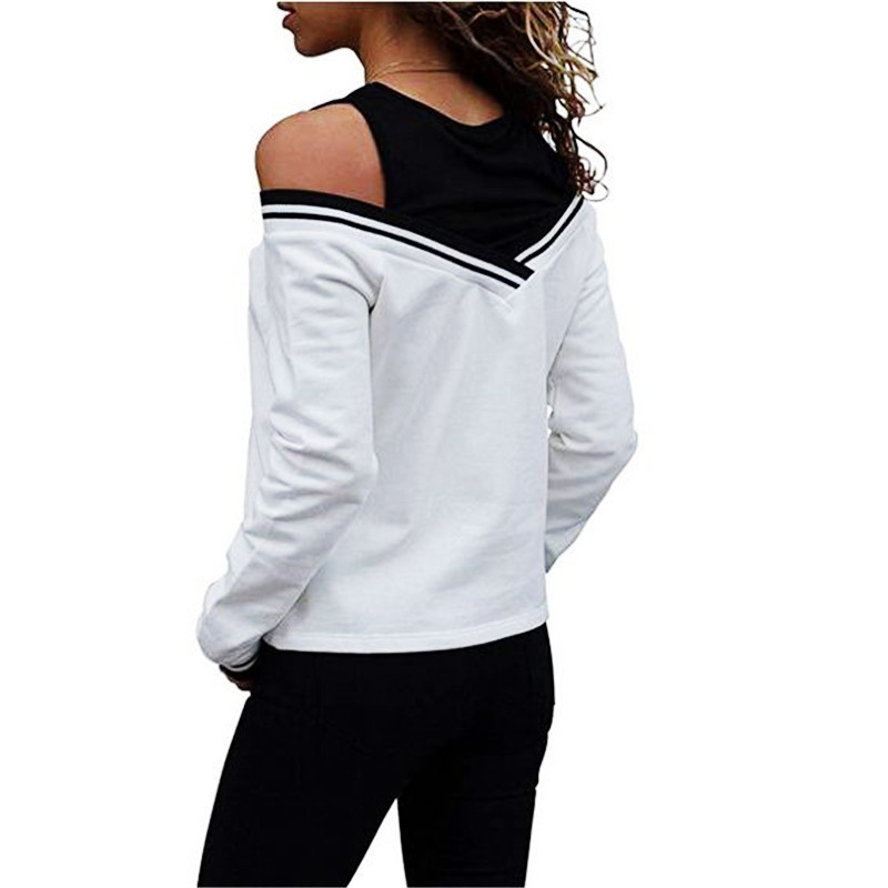 Fashion Casual Women's Long-sleeved Striped Loose Top