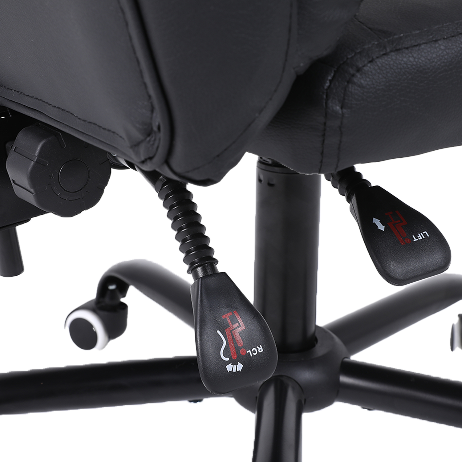 Ergonomic Executive Office Chair,Faux Leather,Adjustable Height 45-55cm — image 7