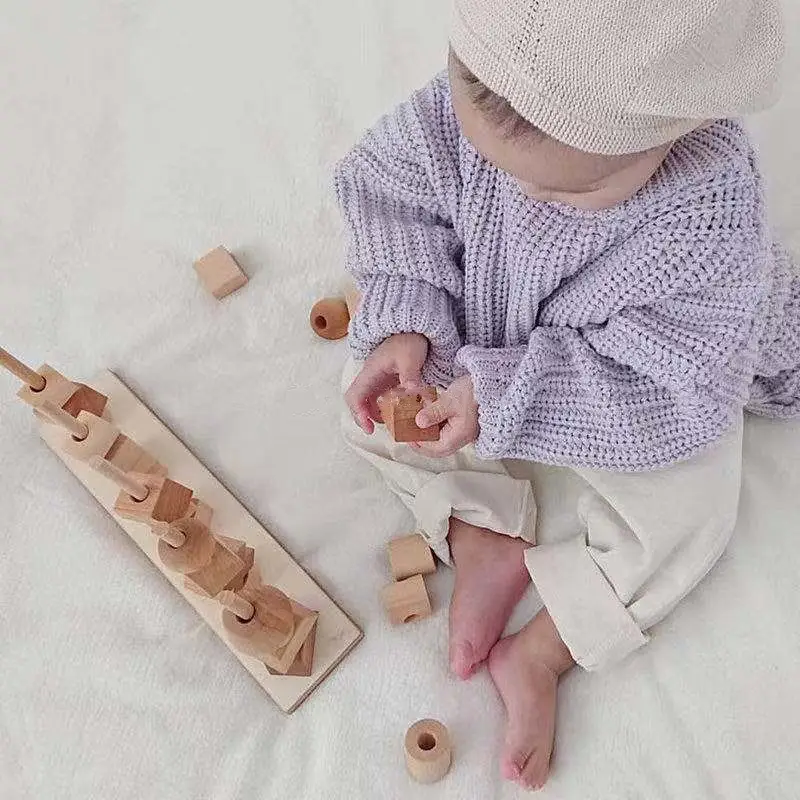 New Infant Thick Needle Wool Pullover Sweater