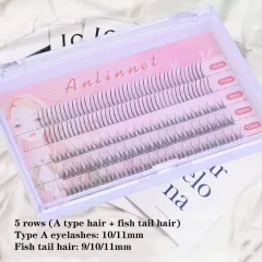 Single Cluster Natural Realistic Hybrid Eyelashes - View 1