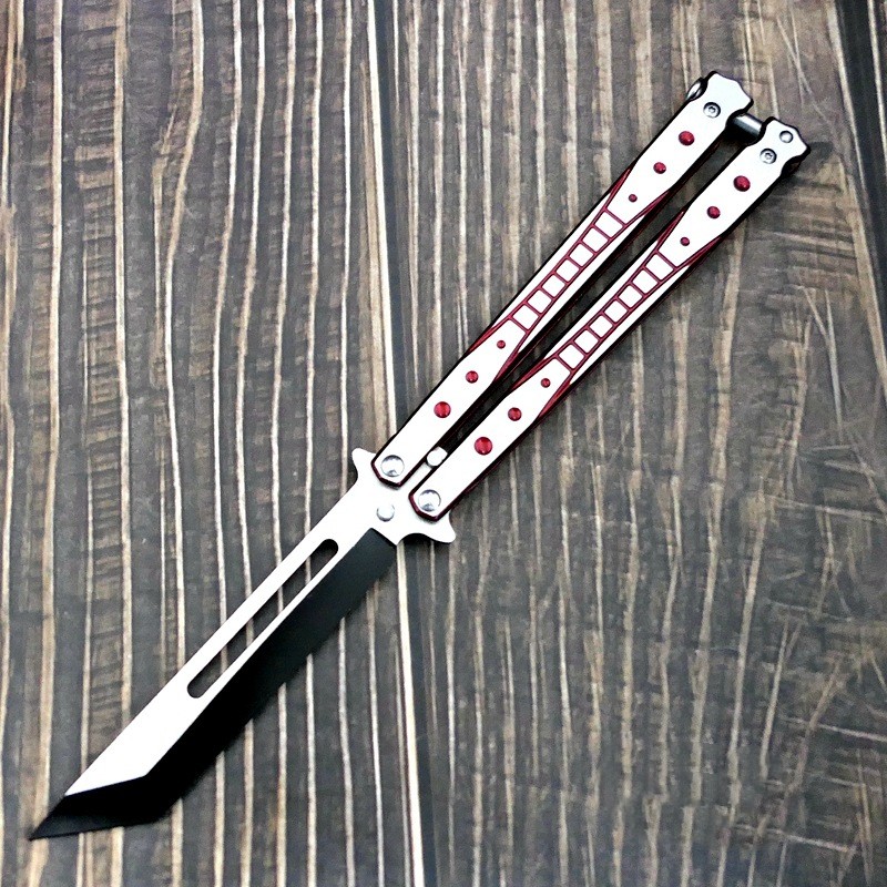 Title 10, Professional Butterfly Folding Knife Without Bl...