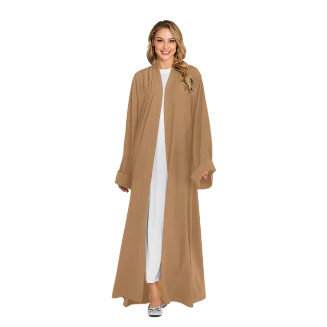 Robe Popular Clean Color Cardigan Khaki - Shop at LoveMi