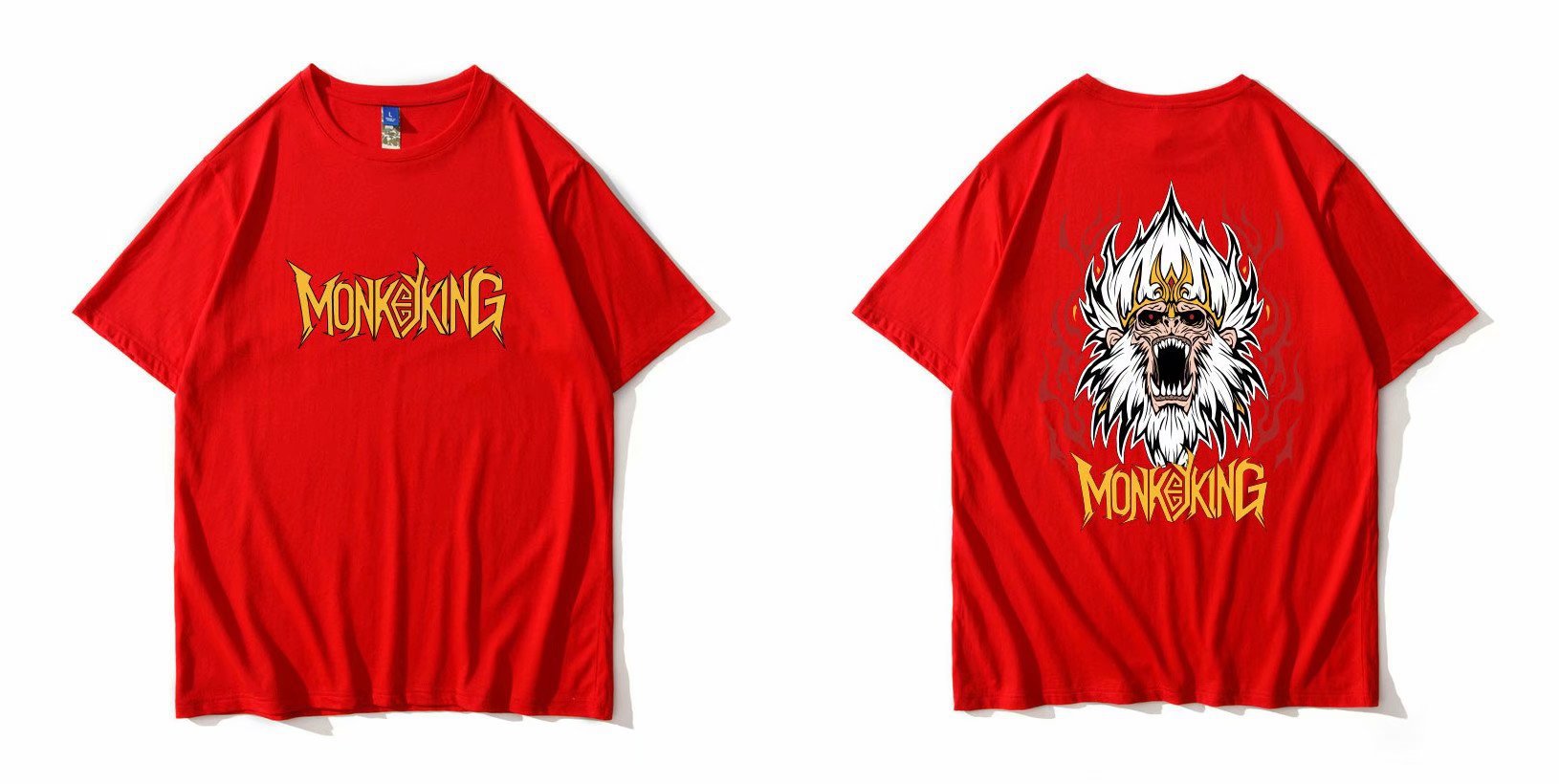 Title 6, Cotton T-shirt King Kong Wild Five-point Sleeve...