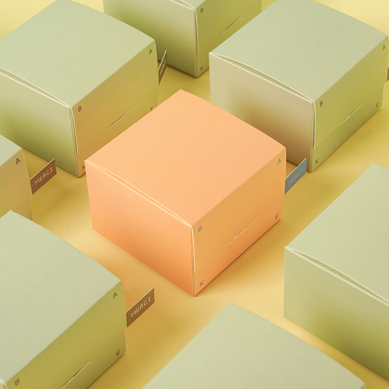 Small Square Box Baking Handmade Nougat Snowflake Kaiyun Crisp Room Temperature Cookies Empty Packaging