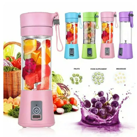 Portable Blender with USB Rechargeable Mini Kitchen Fruit Juice