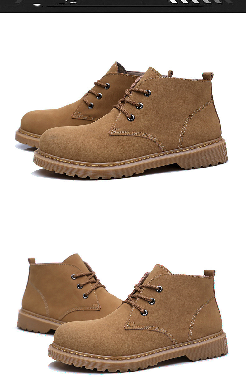 Title 3, Botas retro altas con cordones para hombre, ide...