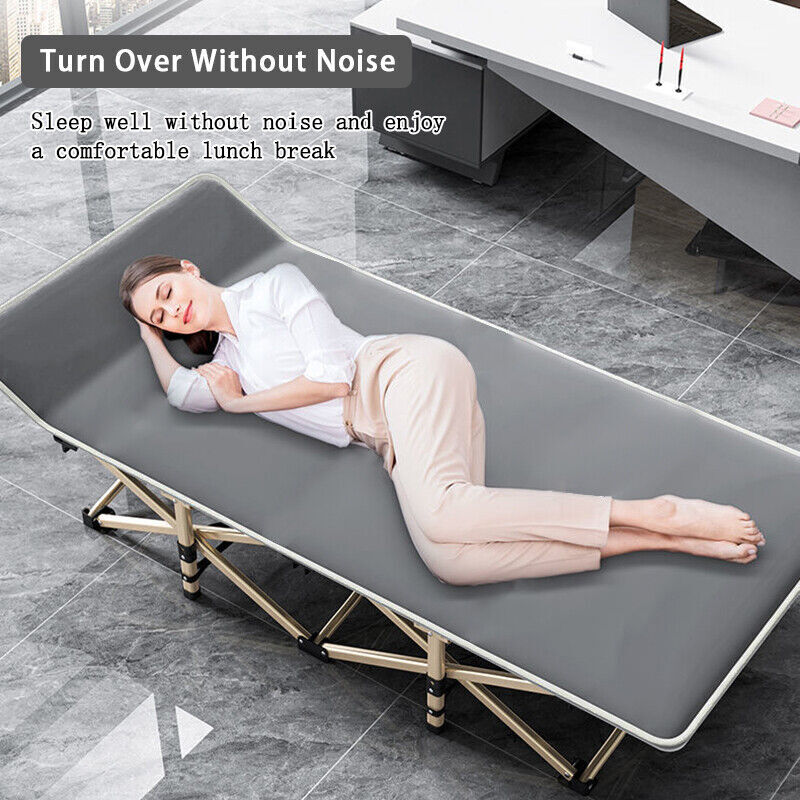 Heavy Duty Single Folding Bed Camping Travel Guest Lightweight — image 6
