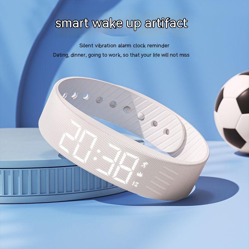 Women's Minimalist Smart Bracelet Alarm Watch – Silent Timepiece