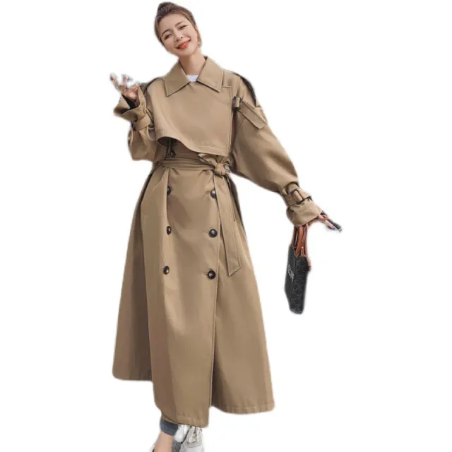 Fashion High Sense Windbreaker Women's Jacket Spring And Autumn New Style Khaki - Shop at LoveMi