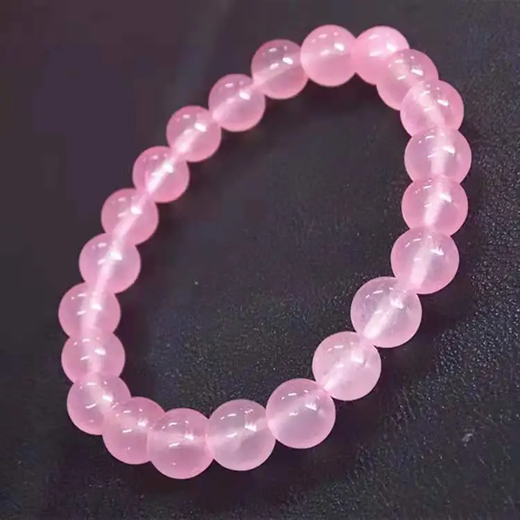 Rose Quartz Bead Bracelet