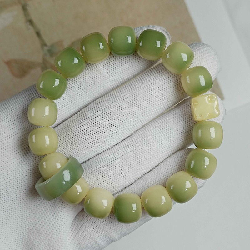 Men's And Women's Fashion Simple Bodhi Root Disc Play Bracelet