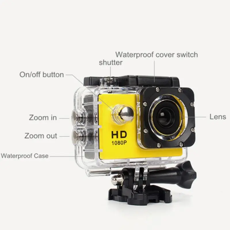 HD High-definition 1080P Action Sports Waterproof DV Camera – image 4