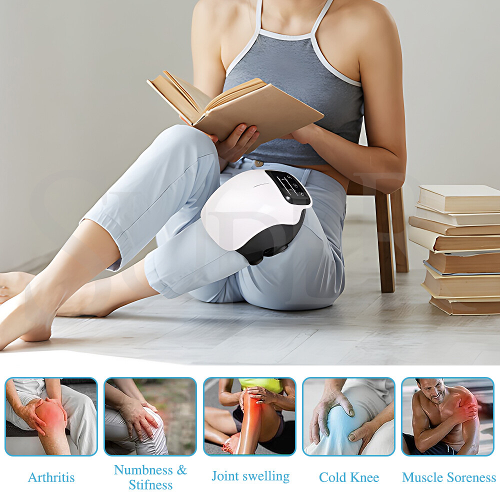 Electric Knee Massager Smart Infrared Heating Therapy Machine Relief Elbow Pain
