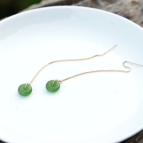 Women's Gold Plated Safety Buckle Ear Wire