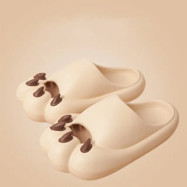 Women's Shit Feeling Home Sandals Beige - Shop at LoveMi