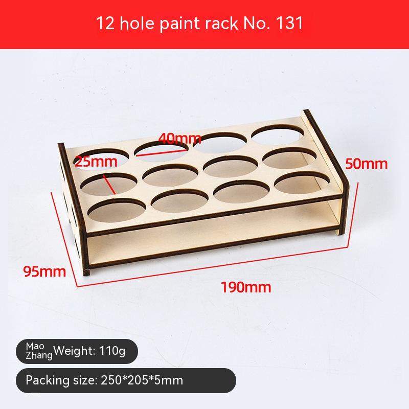 12 Holes Paint Rack 131