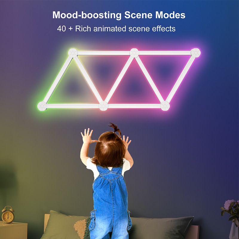 Private Model RGB Magic Color Intelligent Splicing Lamp DIY Indoor - Image 4