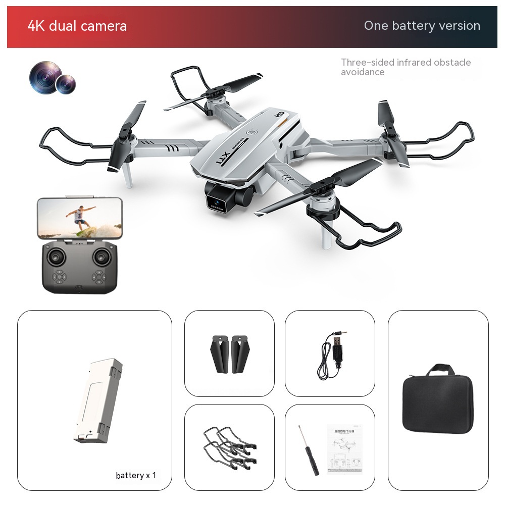 Title 7, UAV 4K HD Dual Camera Aerial Photography Three-...