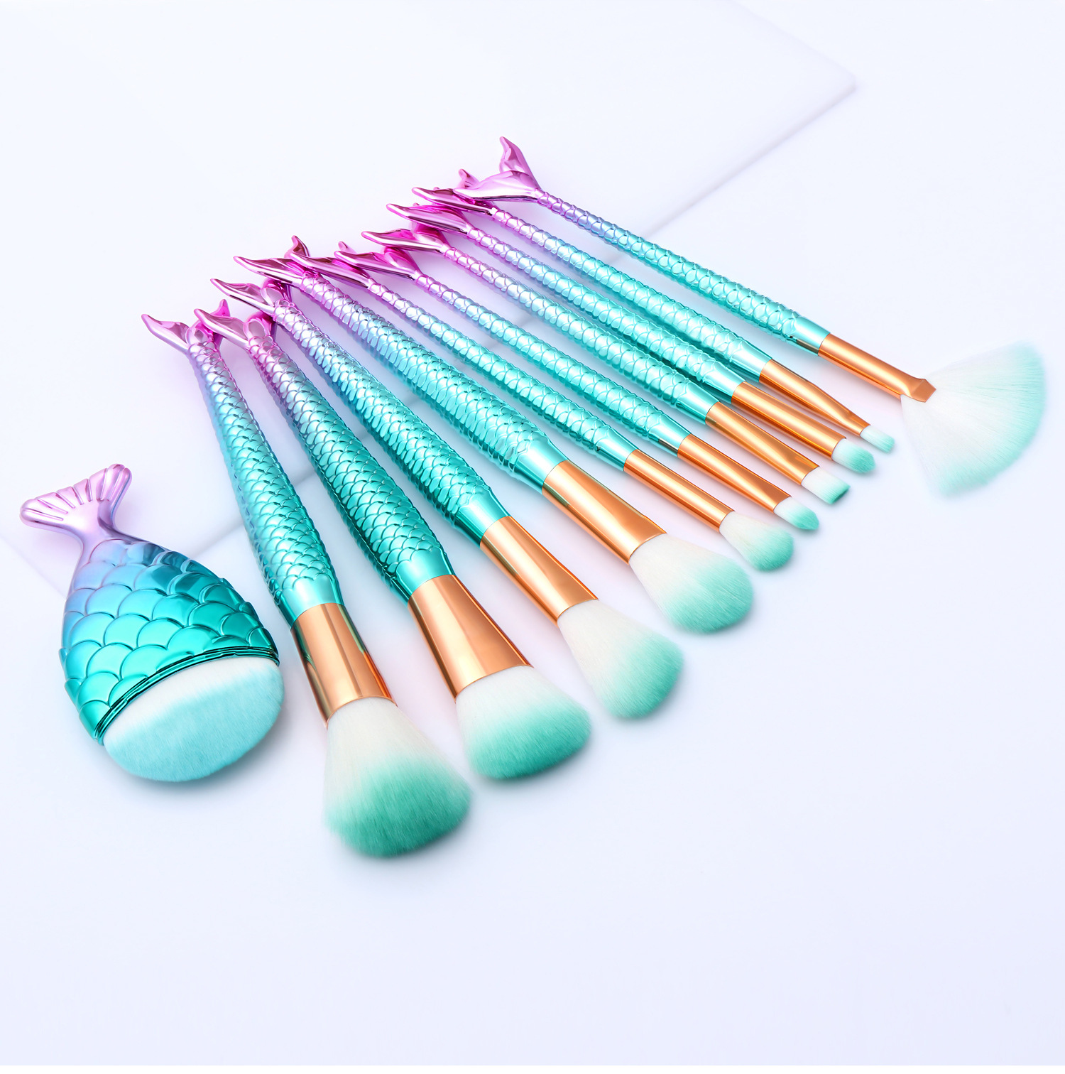 Gradient Electroplating Mermaid Trucchetti Bellezza Trucchetti Set