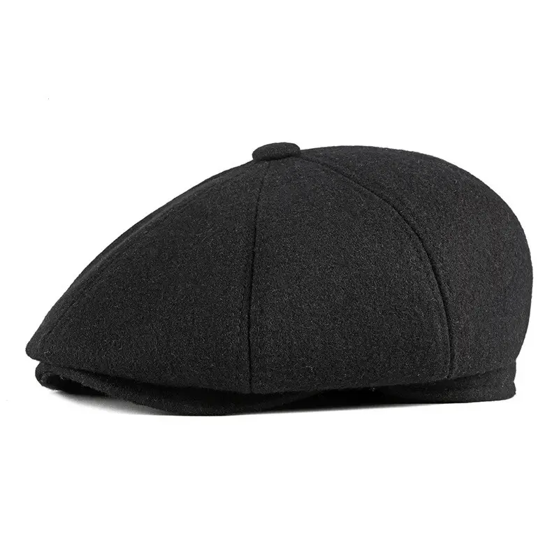 Men's Cap with Warm Ear Protection Beret