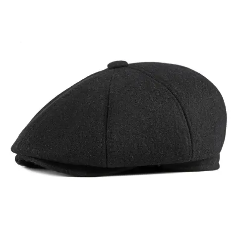 Men's Cap with Warm Ear Protection Beret