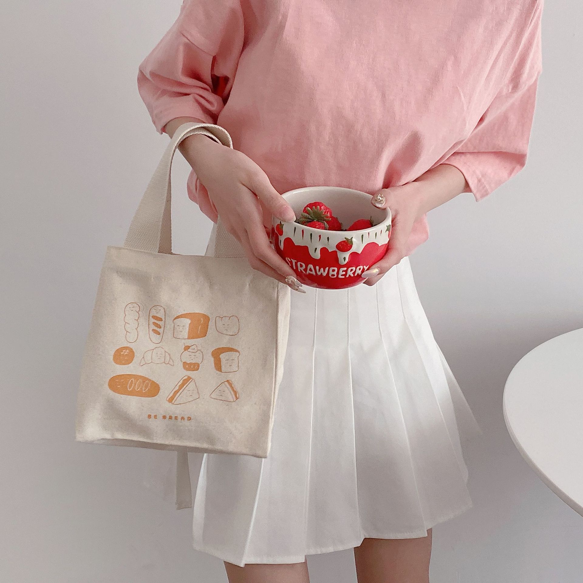 Cute Printed Bag Office Worker Lunch